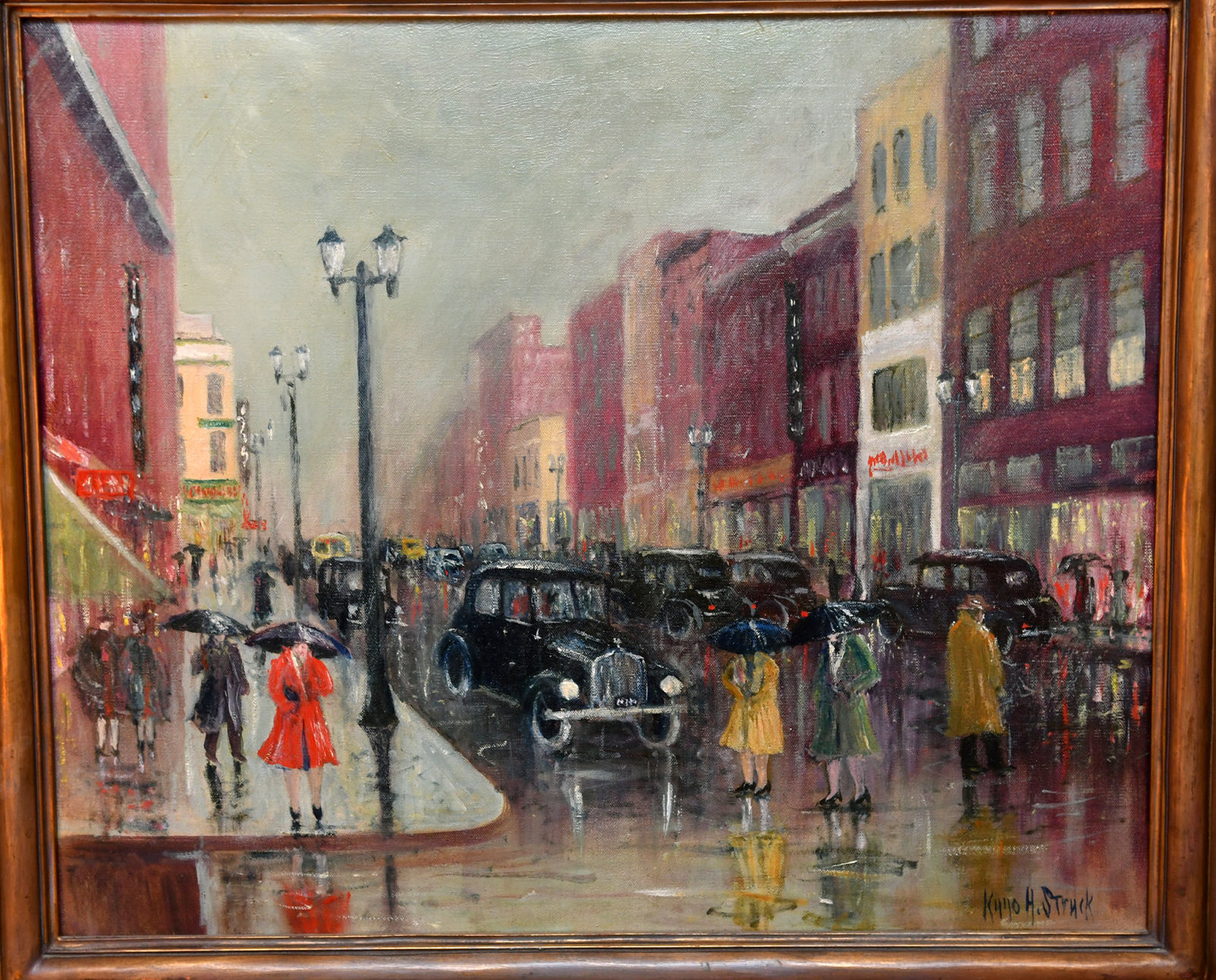 Scott Saveraid and his Kuno Struck painting